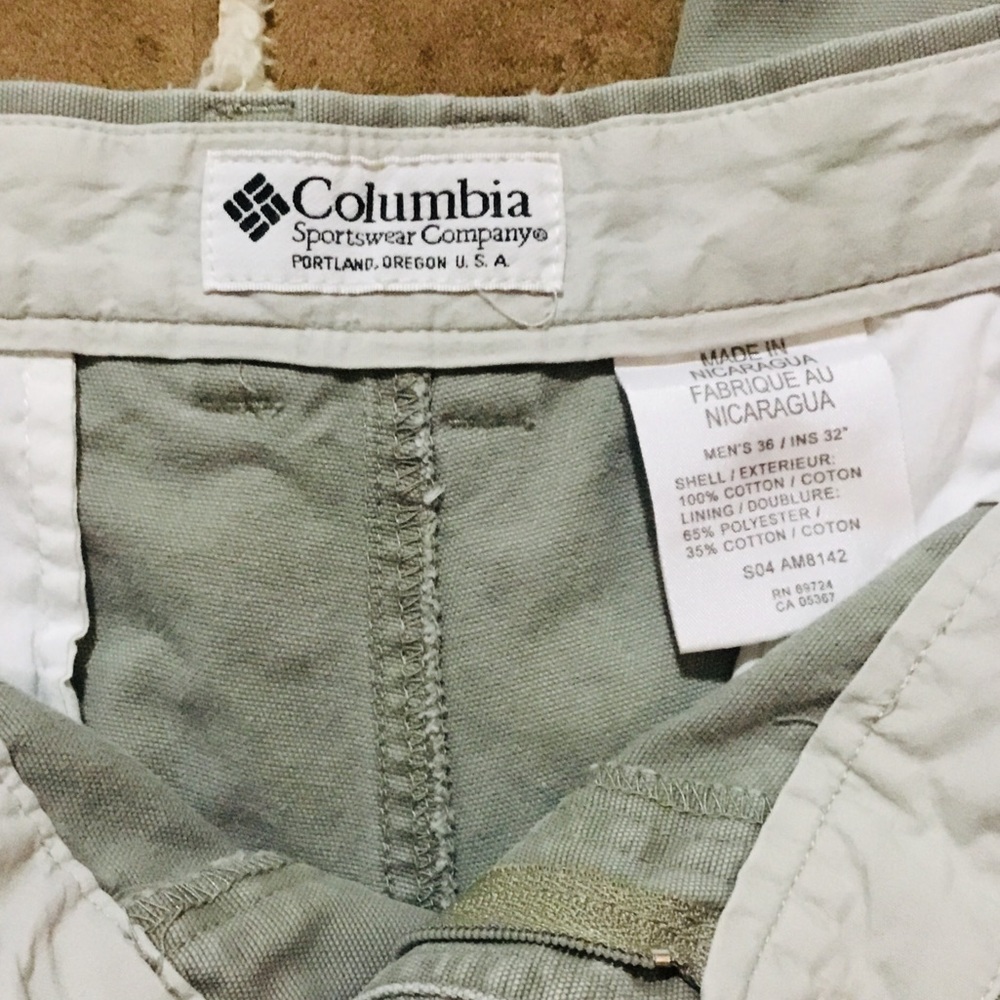 Sold r Columbia Sportswear Outdoor Pants Size36/32 - Picture 3 of 3